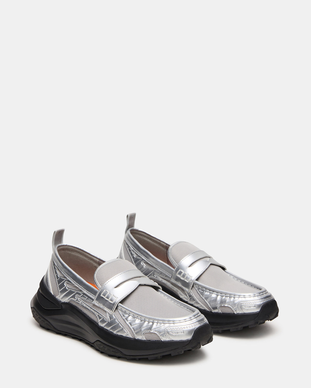 PARRISH Silver Low-Top Slip-On Men's Sneaker