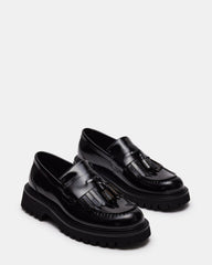 ZEV Black Box Lug Sole Dress Men's Loafer