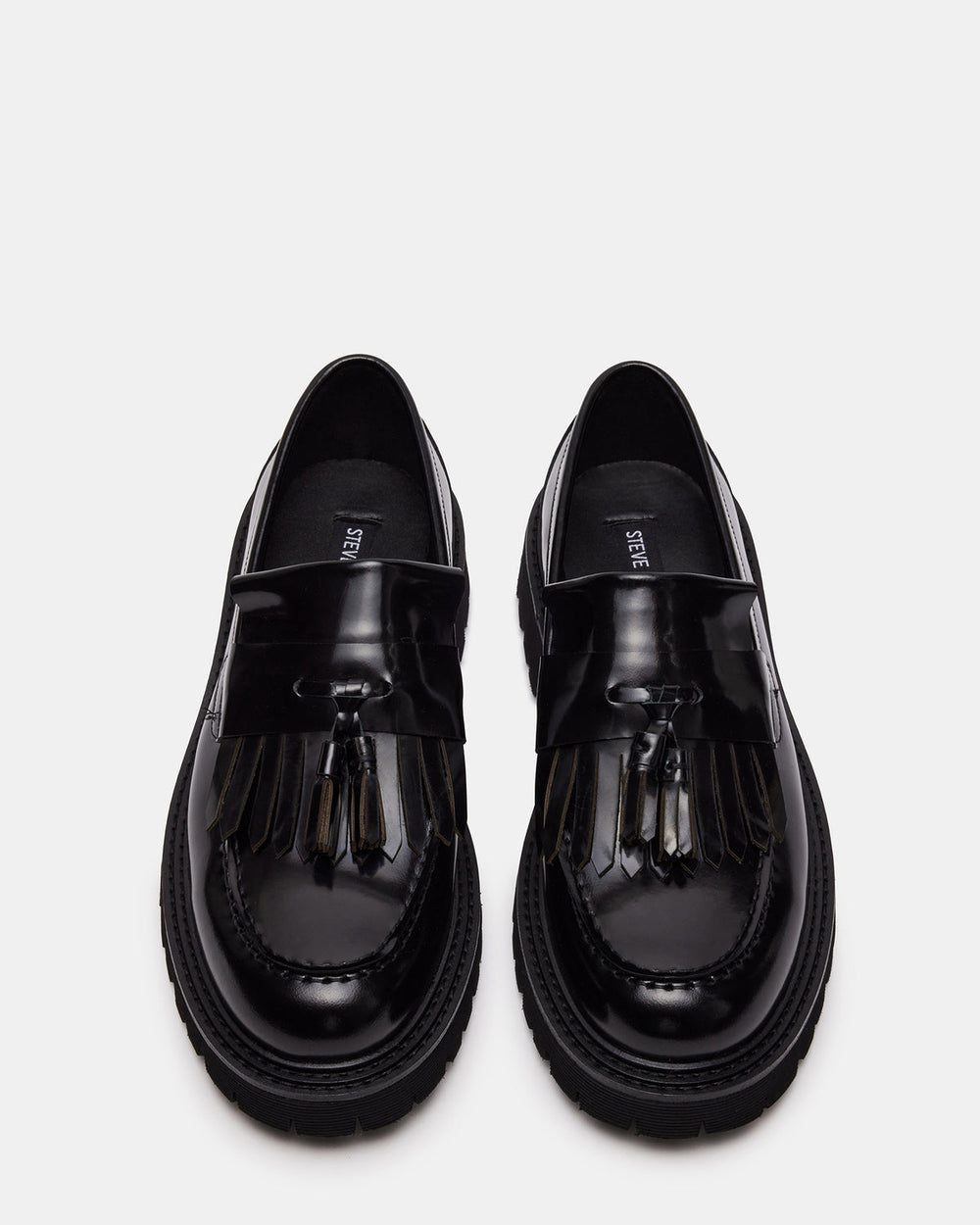 ZEV Black Box Lug Sole Dress Men's Loafer