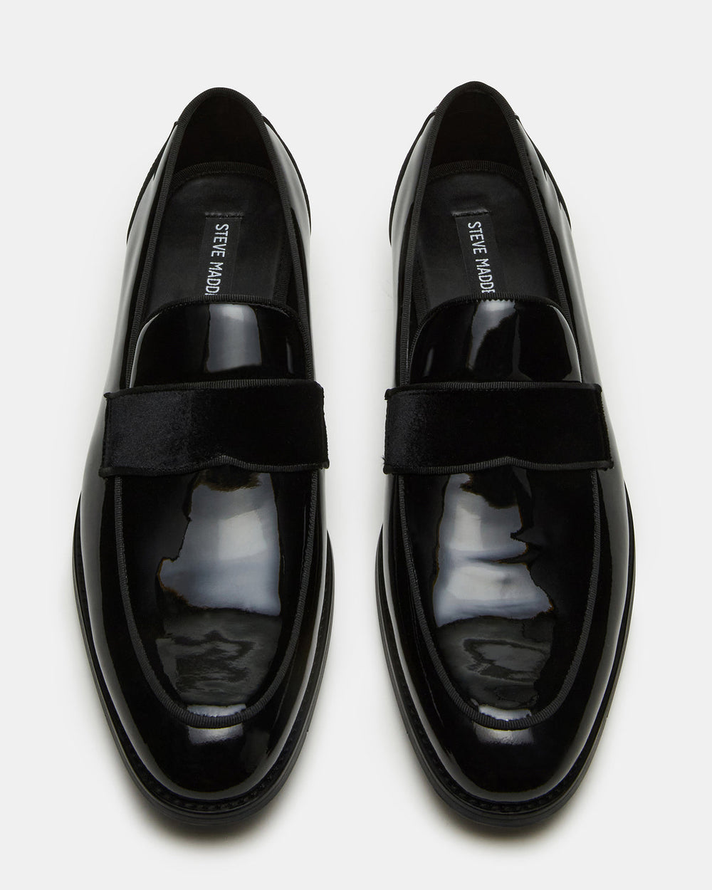 ESCADA Black/Black Slip-On Men's Dress Loafer