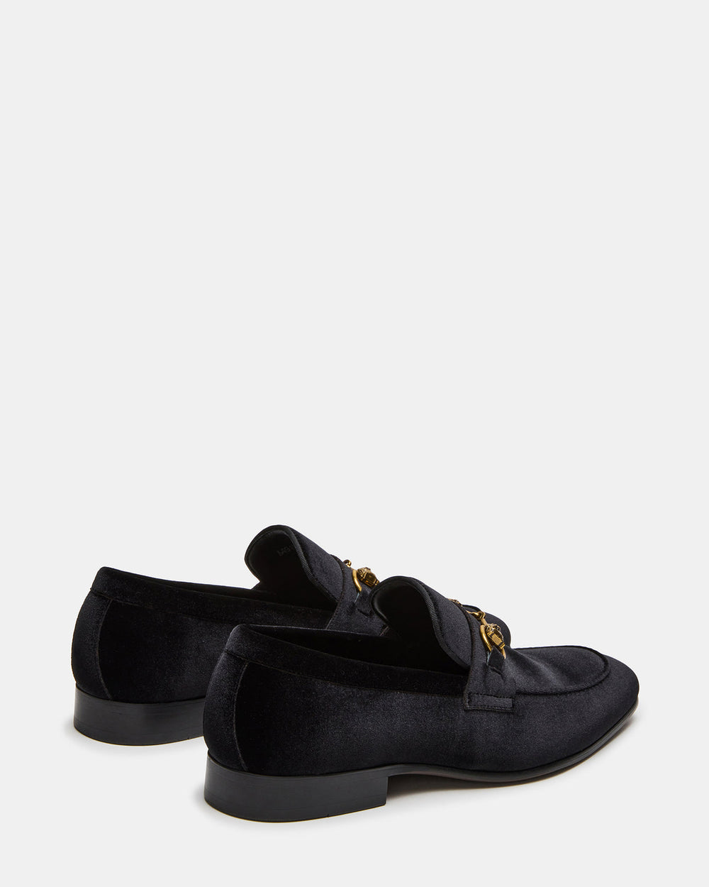 JAKIRO Black Velvet Slip-On Dress Men's Loafer