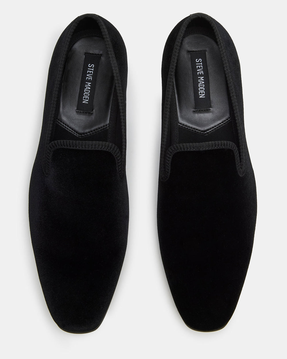 BANNOCH Black Velvet Men's Slip-On Loafer
