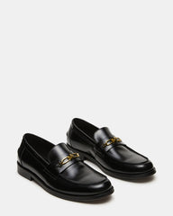 NEVINN Black Slip-On Dress Men's Loafer