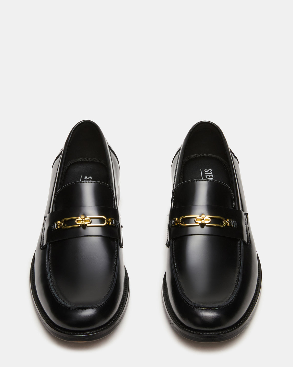 NEVINN Black Slip-On Dress Men's Loafer