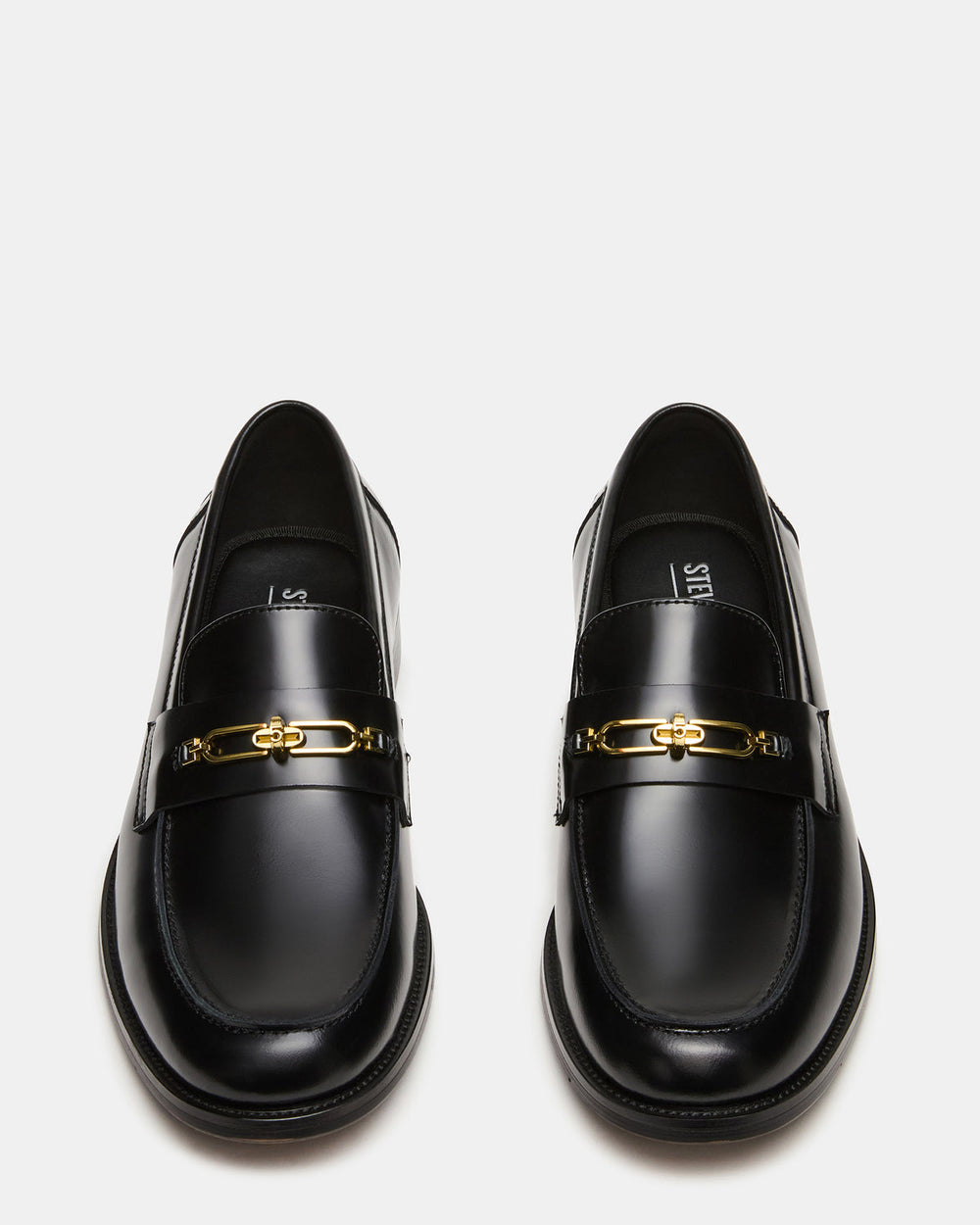 NEVINN Black Slip-On Dress Men's Loafer
