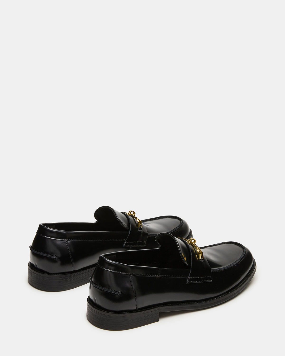 NEVINN Black Slip-On Dress Men's Loafer