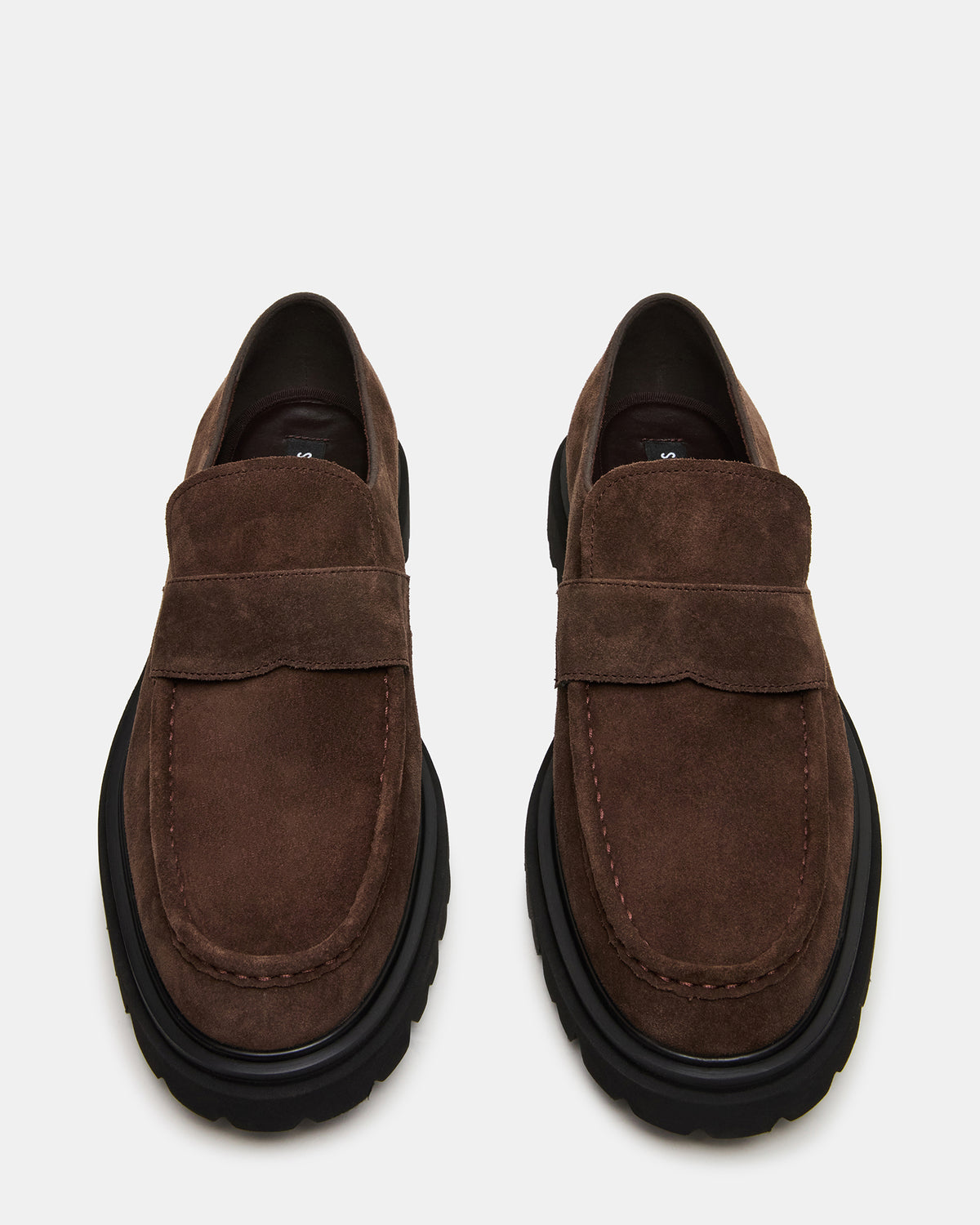 RADKIN Brown Suede Slip-On Dress Men's Loafer