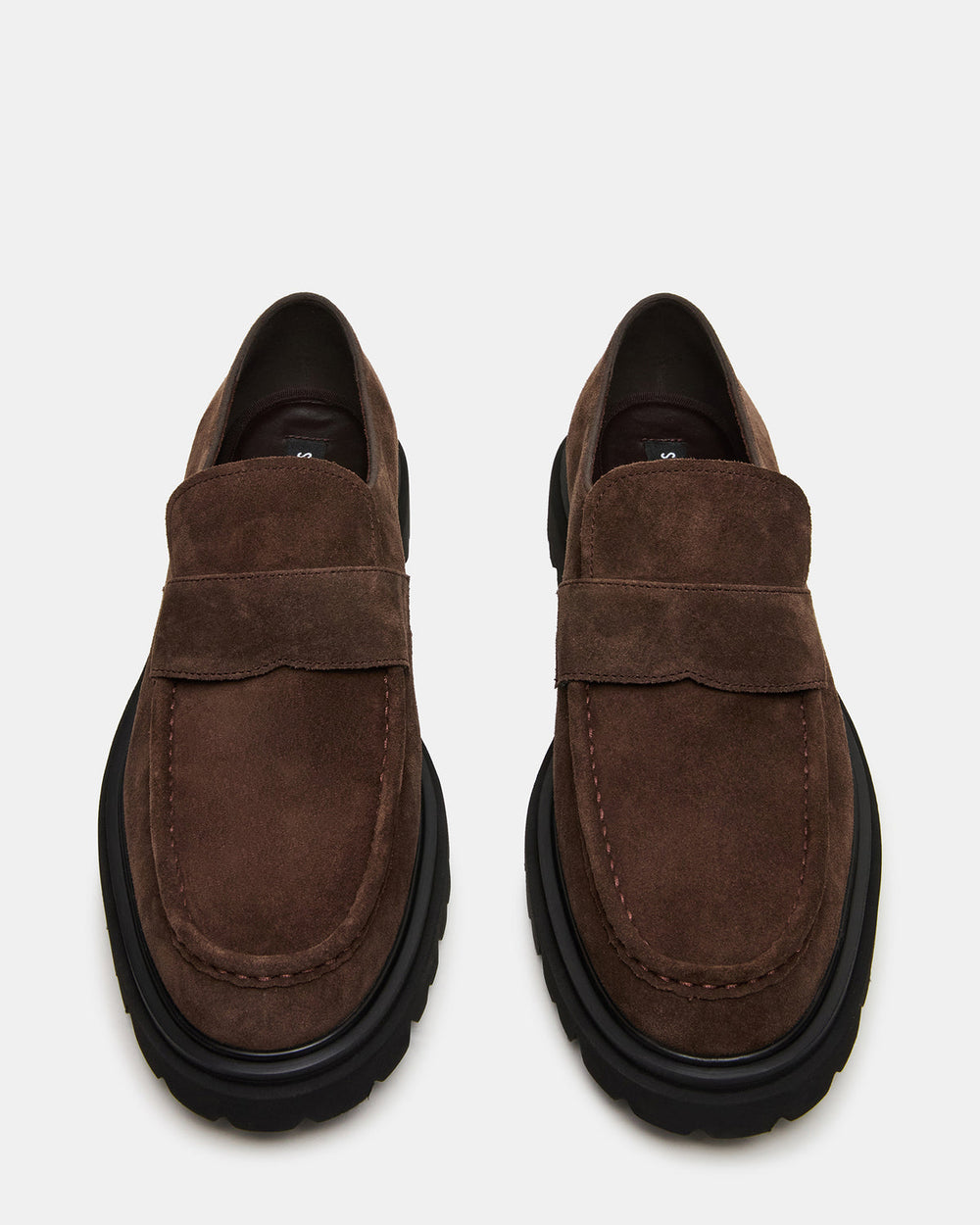 RADKIN Brown Suede Slip-On Dress Men's Loafer