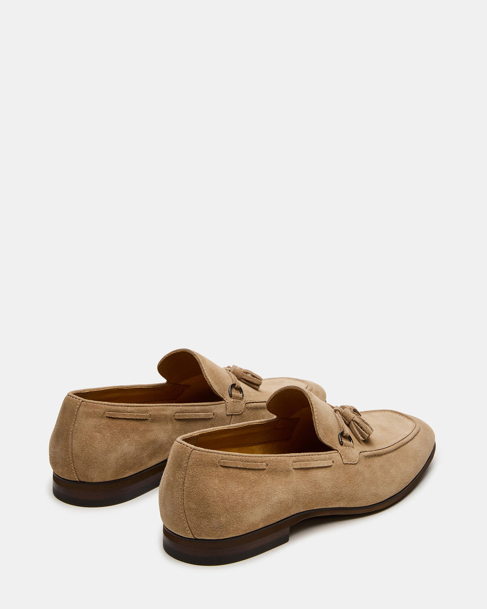 LOGAN Taupe Suede Tassel Slip-On Men's Loafer