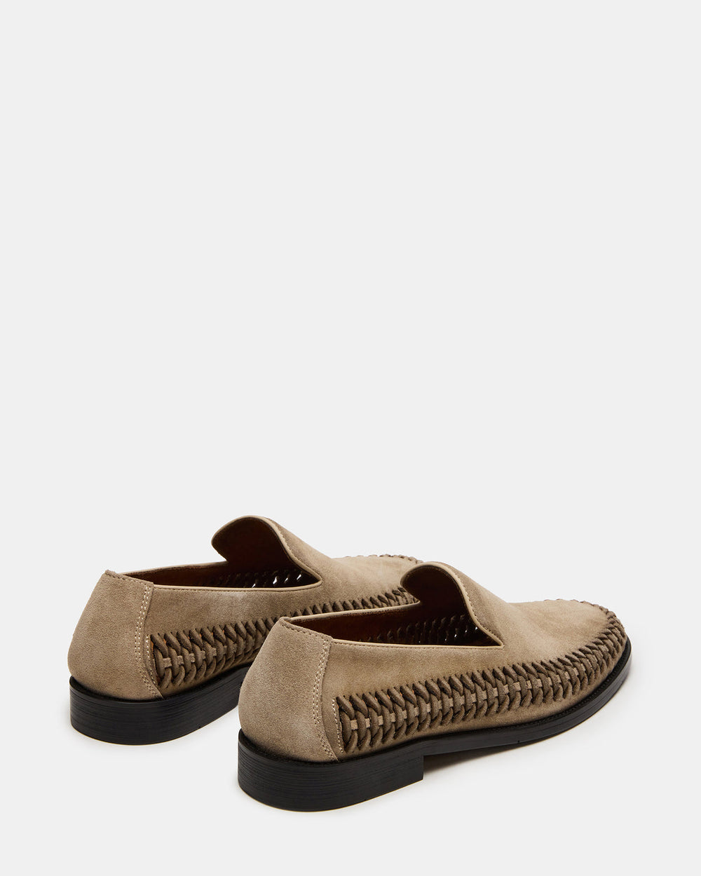 NAPOLI Sand Suede Slip-On Woven Men's Loafer