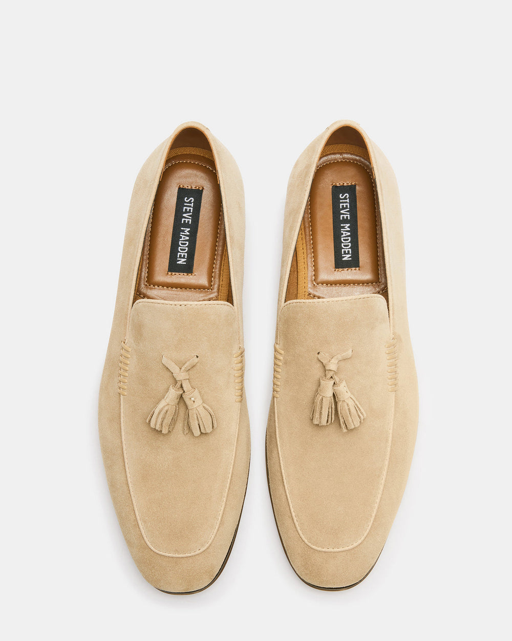 ONDRE Sand Suede Tassel Slip-On Men's Loafer