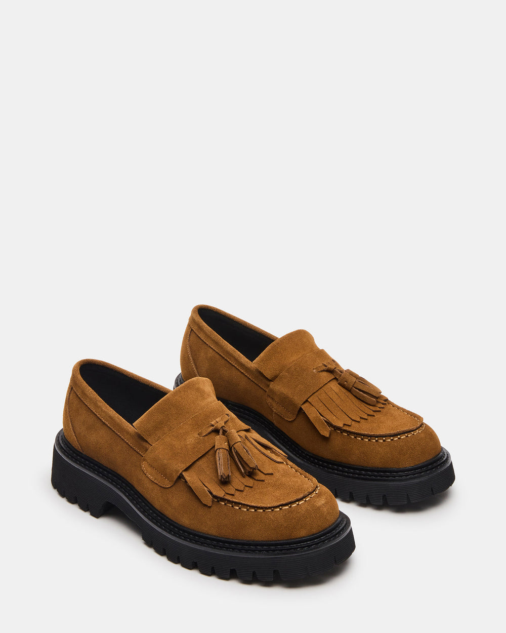 ZEV Tan Suede Lug Sole Dress Men's Loafer