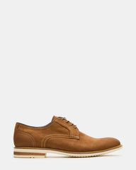 ALVAREZ Tan Nubuck Lace-Up Men's Dress Shoe