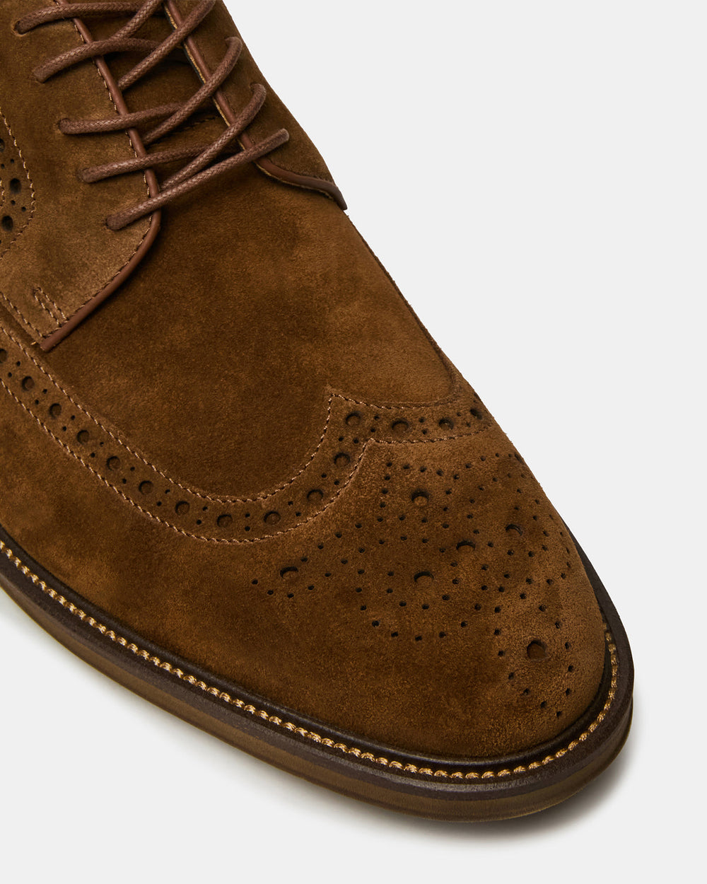 ESTEBAN Cognac Lace-Up Perforated Oxford Men's Dress Shoe