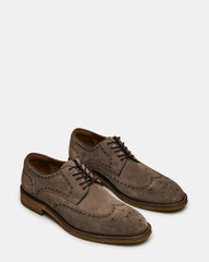 ESTEBAN Grey Lace-Up Perforated Oxford Men's Dress Shoe