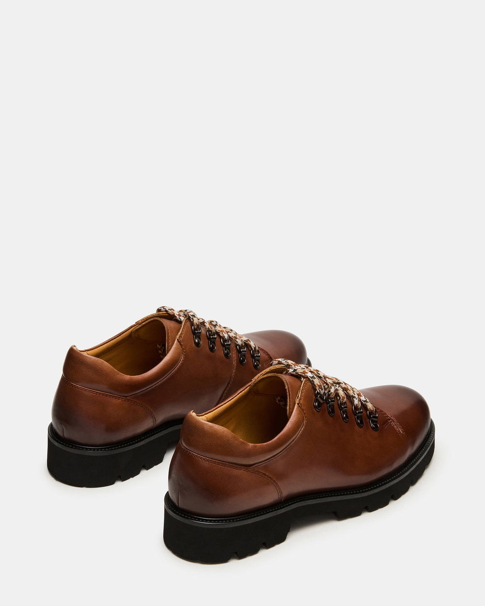TURBO Dark Tan Lace-Up Dress Shoe