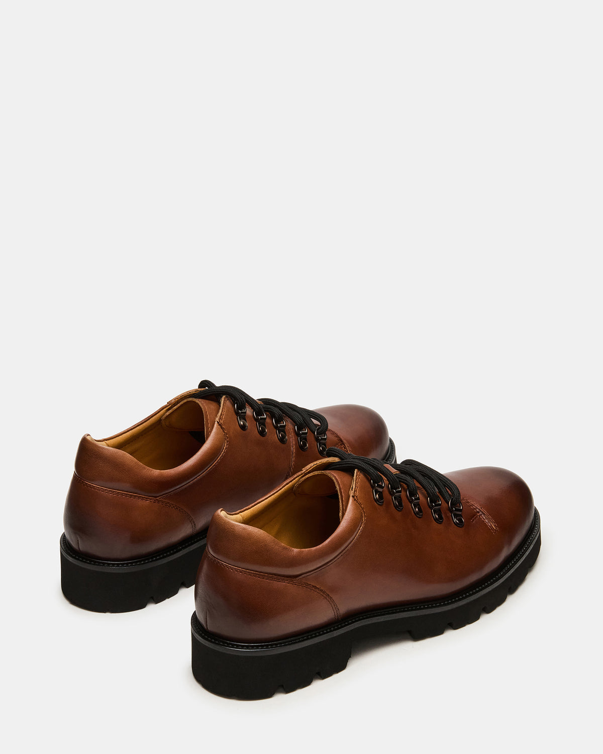 TURBO Dark Tan Lace-Up Dress Shoe