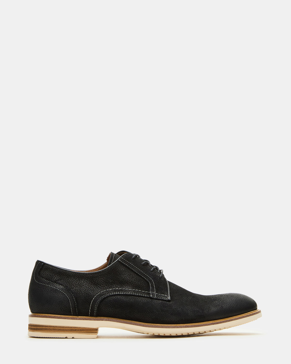 ALVAREZ Black Nubuck Lace-Up Men's Dress Shoe