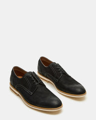 ALVAREZ Black Nubuck Lace-Up Men's Dress Shoe