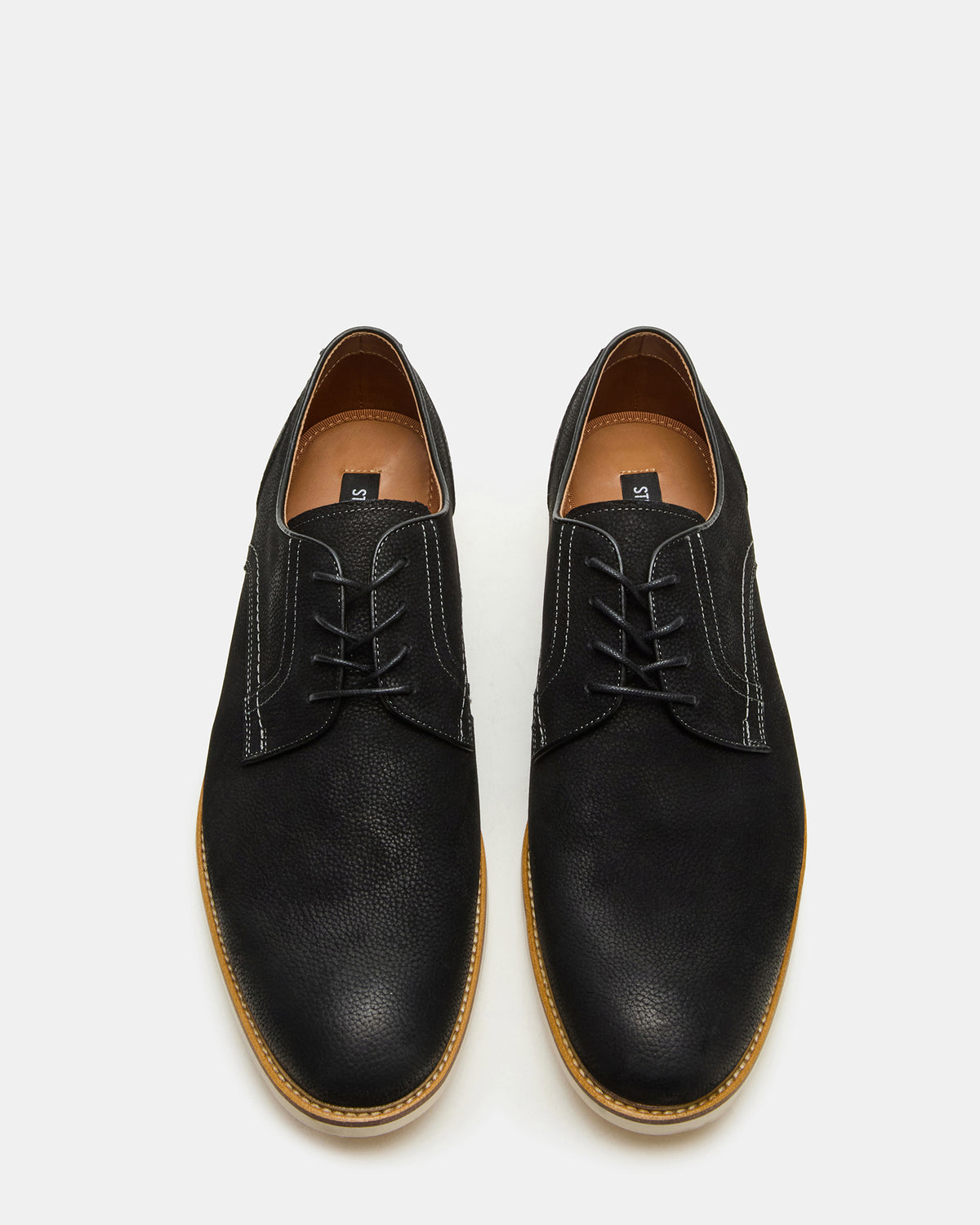 ALVAREZ Black Nubuck Lace-Up Men's Dress Shoe