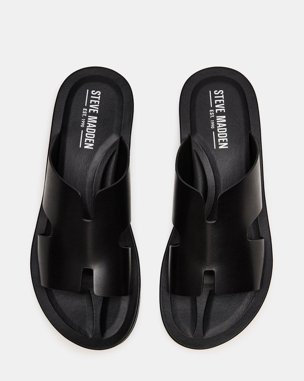 SPLASH Tan Leather Men's Flat Slip-On Sandal
