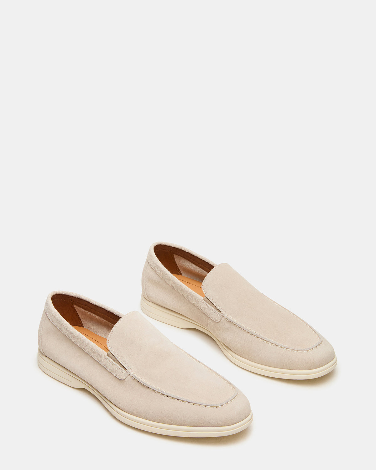 LINUX Beige Suede Slip-On Men's Casual