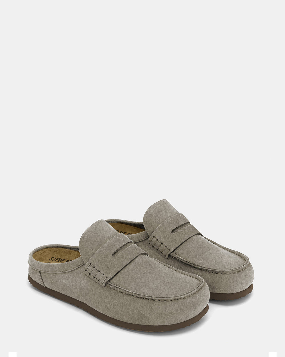 WYATT Taupe Suede Slip-On Clog Men's Casual