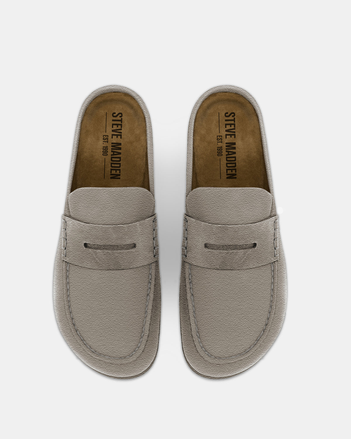 WYATT Taupe Suede Slip-On Clog Men's Casual