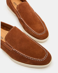 LINUX Cognac Slip-On Men's Casual