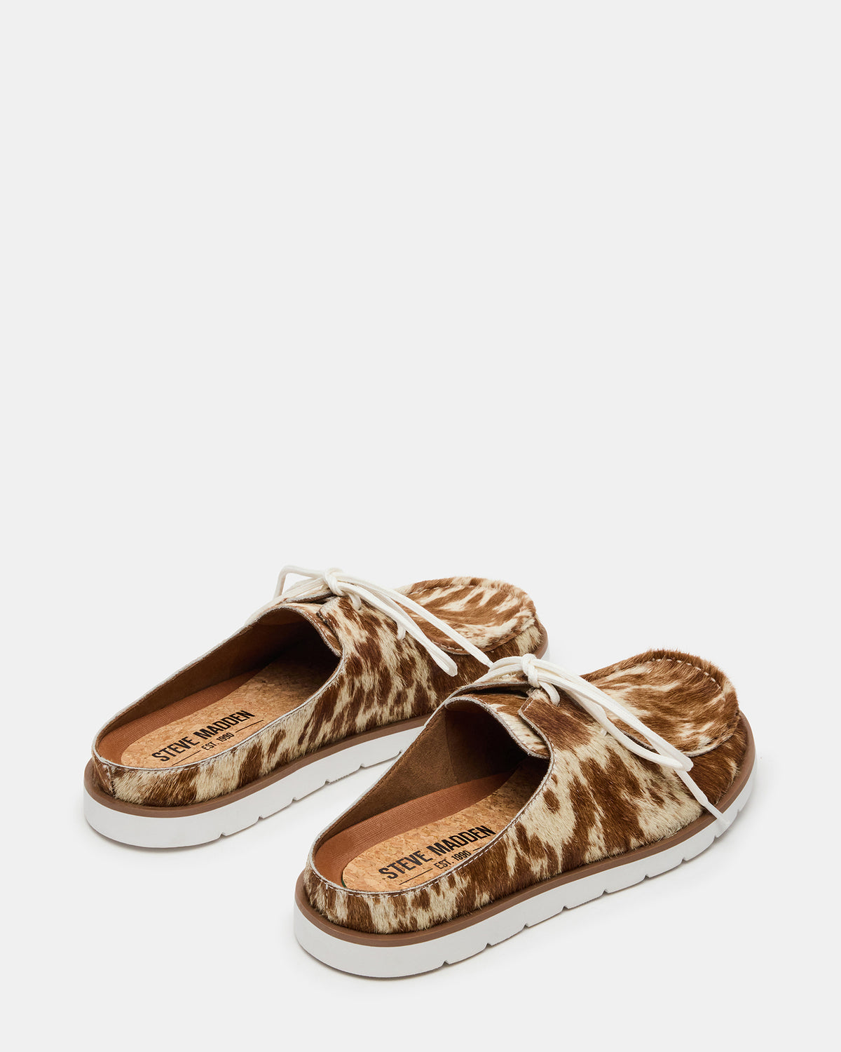 SAILOR Brown White Slip-On Laces Footbed Men's Casual Shoe