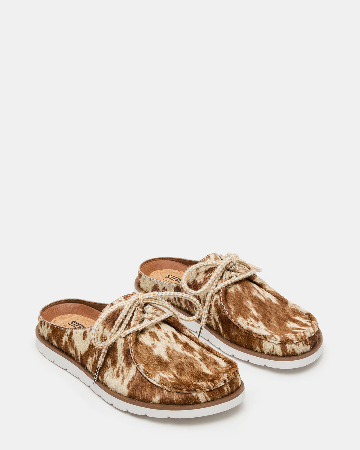 SAILOR Brown White Slip-On Laces Footbed Men's Casual Shoe