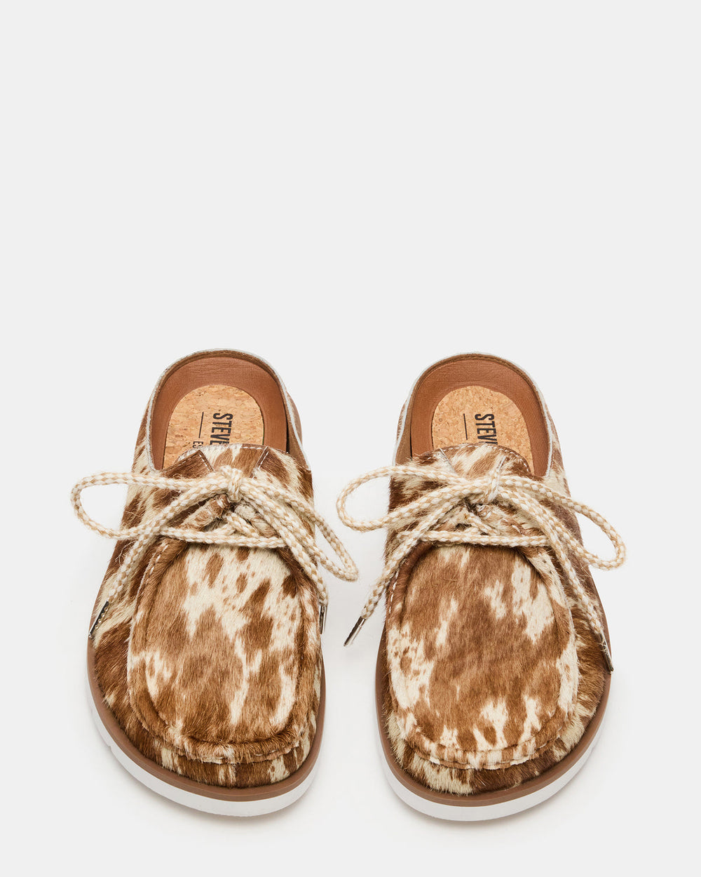 SAILOR Brown White Slip-On Laces Footbed Men's Casual Shoe