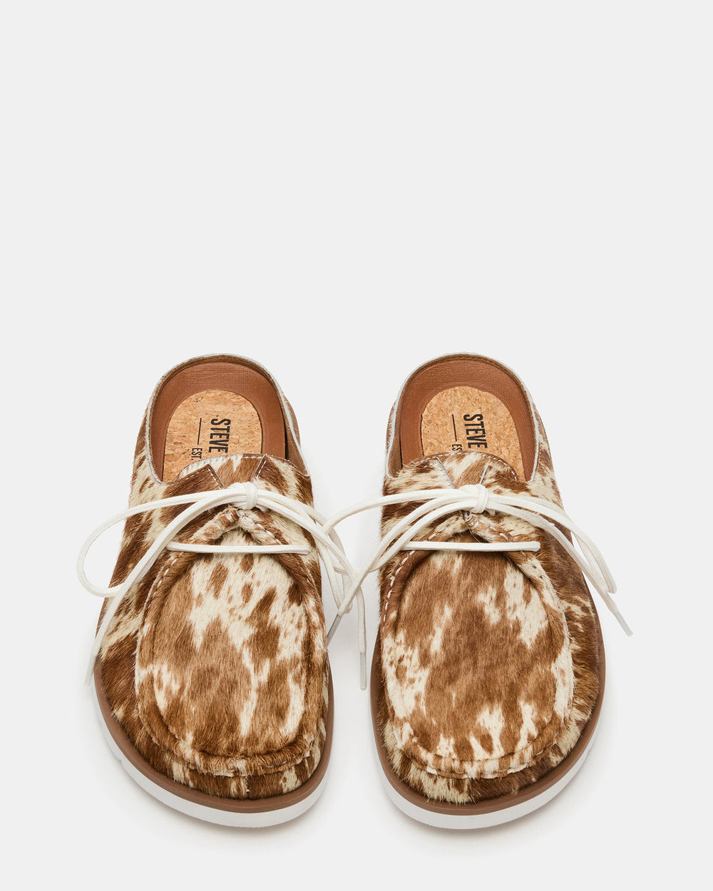 SAILOR Brown White Slip-On Laces Footbed Men's Casual Shoe