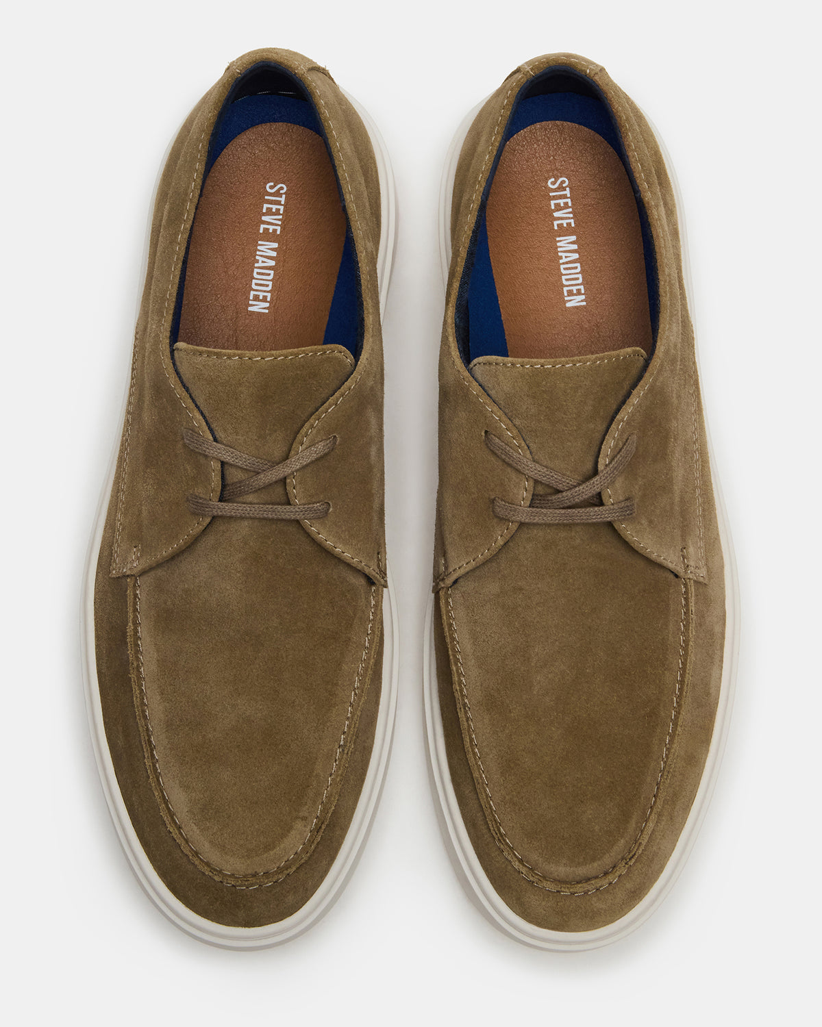FRANKK Taupe Suede Lace-Up Men's Casual Shoe