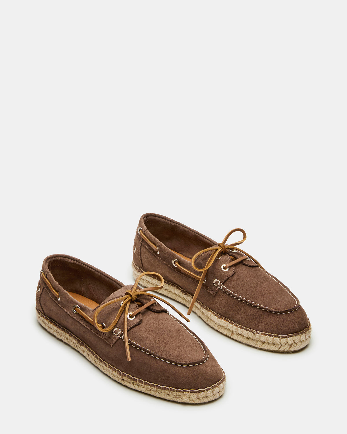 PANCHO Taupe Suede Slip-On Espadrille Boat Shoe Men's Casual