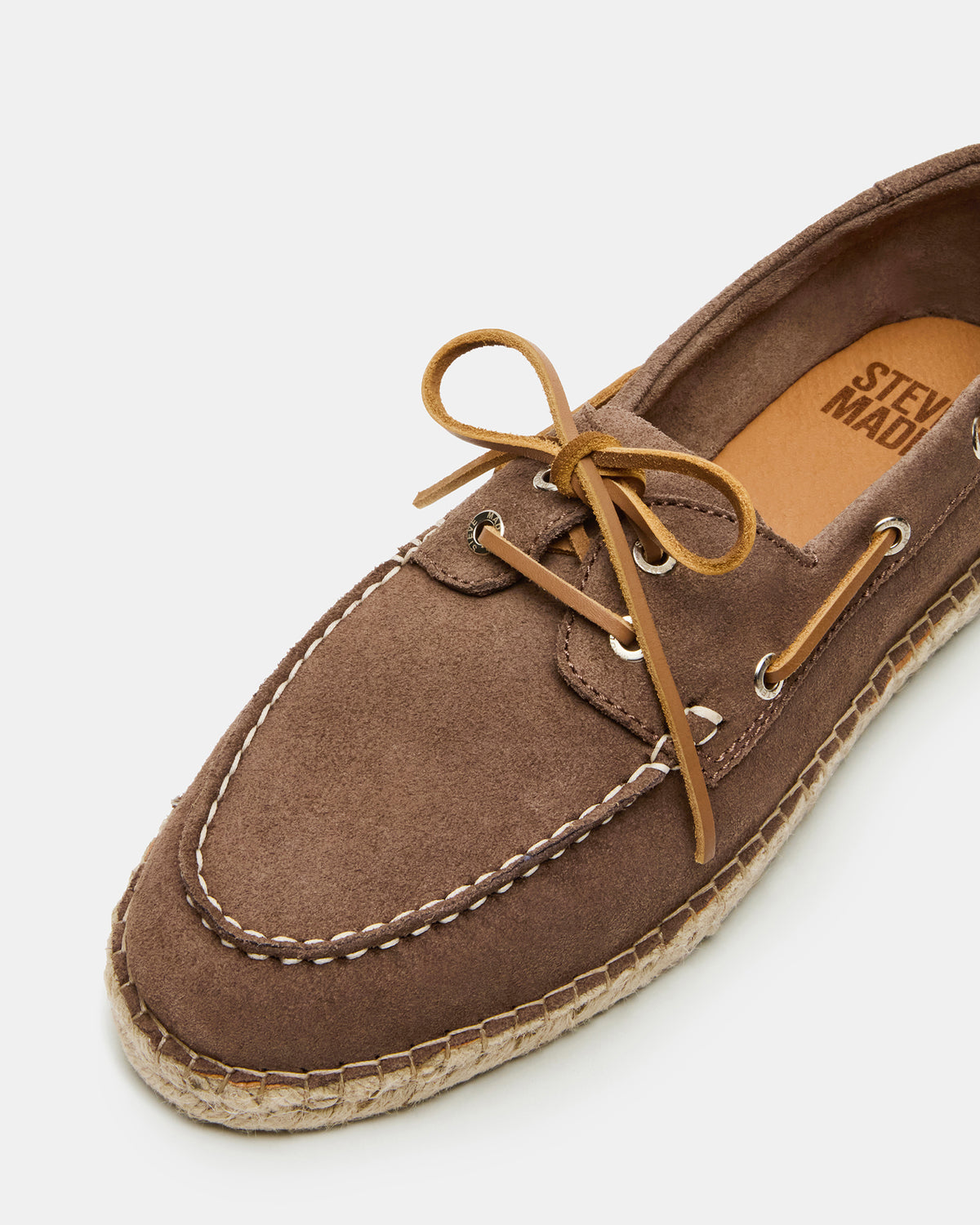 PANCHO Taupe Suede Slip-On Espadrille Boat Shoe Men's Casual