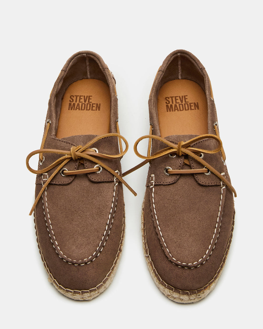 PANCHO Taupe Suede Slip-On Espadrille Boat Shoe Men's Casual