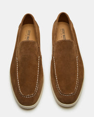 LINUX Chestnut Suede Slip-On Men's Casual
