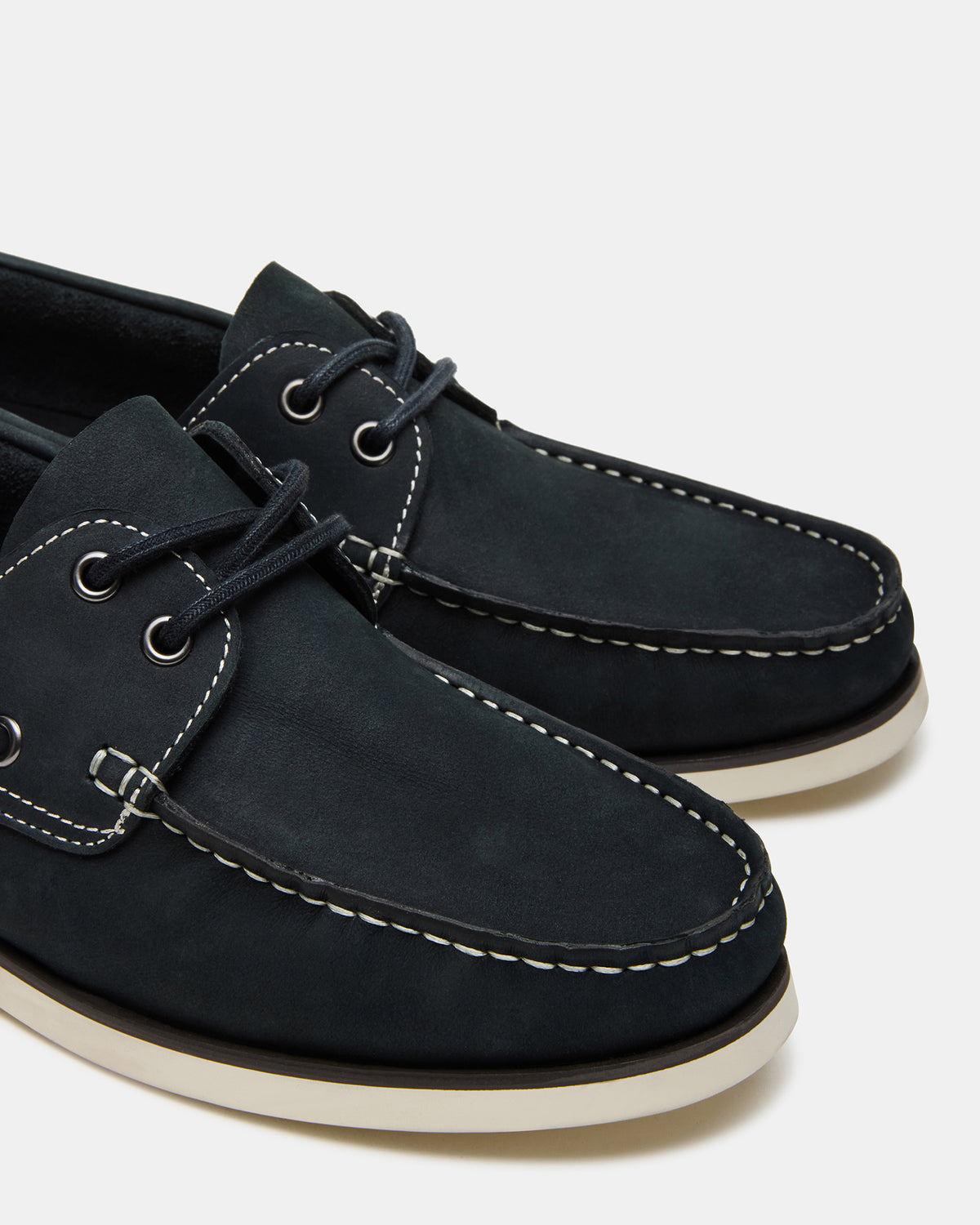 ZEPHYR Navy Slip-On Men's Boat Shoe Loafer