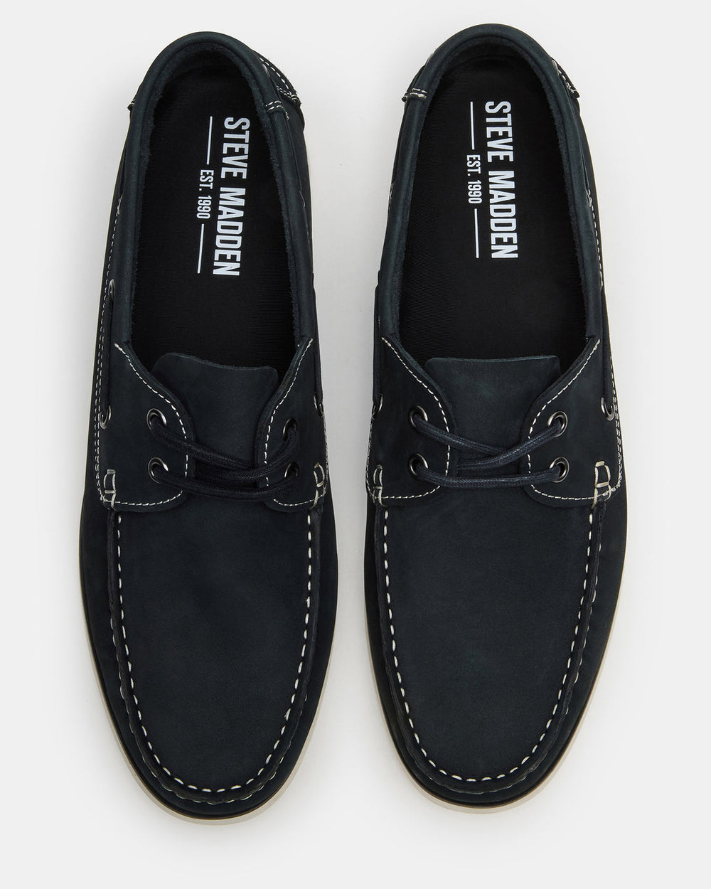 ZEPHYR Navy Slip-On Men's Boat Shoe Loafer