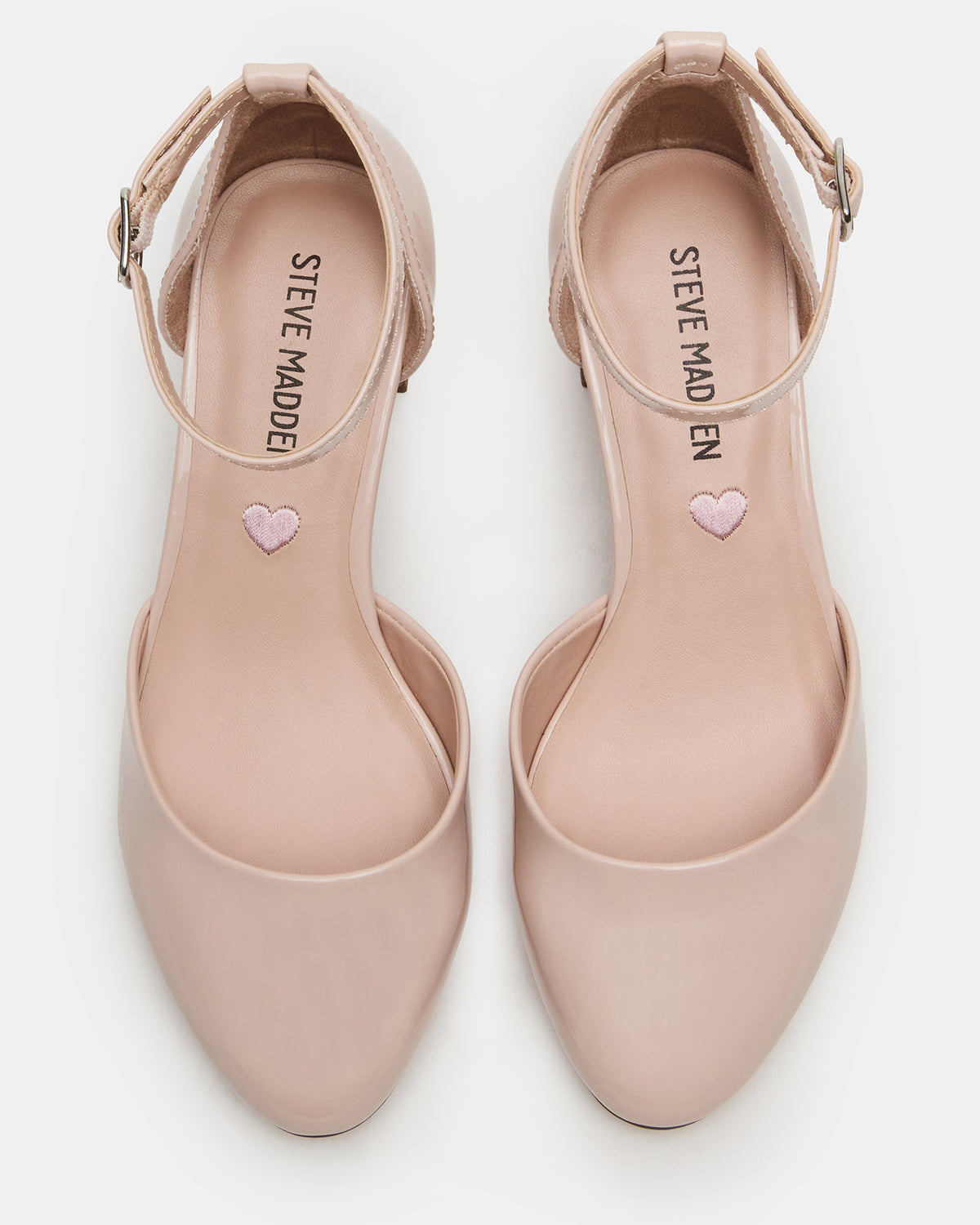 Kids' PRETTYY Blush Patent Girls' Block Heel