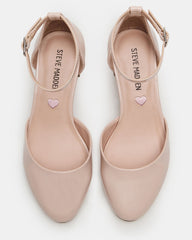 Kids' PRETTYY Blush Patent Girls' Block Heel