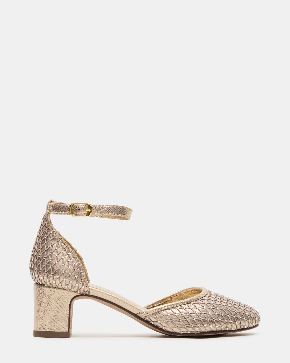Kids' PRETTYY Gold Girls' Block Heel