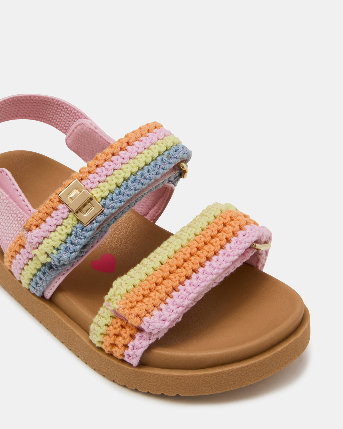 Toddlers' MONA Pastel Multi Girls' Flatform Sandal