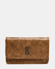 RELAX Bag Pecan Logo Chain Strap Crossbody Handbag