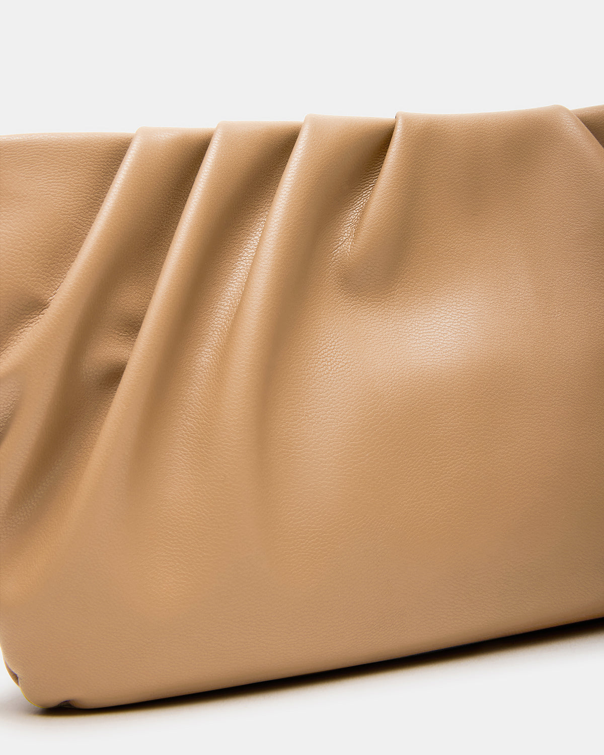 NIKA Chestnut Women's Pleated Crossbody Clutch Handbag