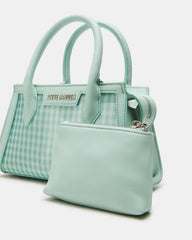 PEACHY Green Multi Women's Mini Top-Handle Mesh Handbag