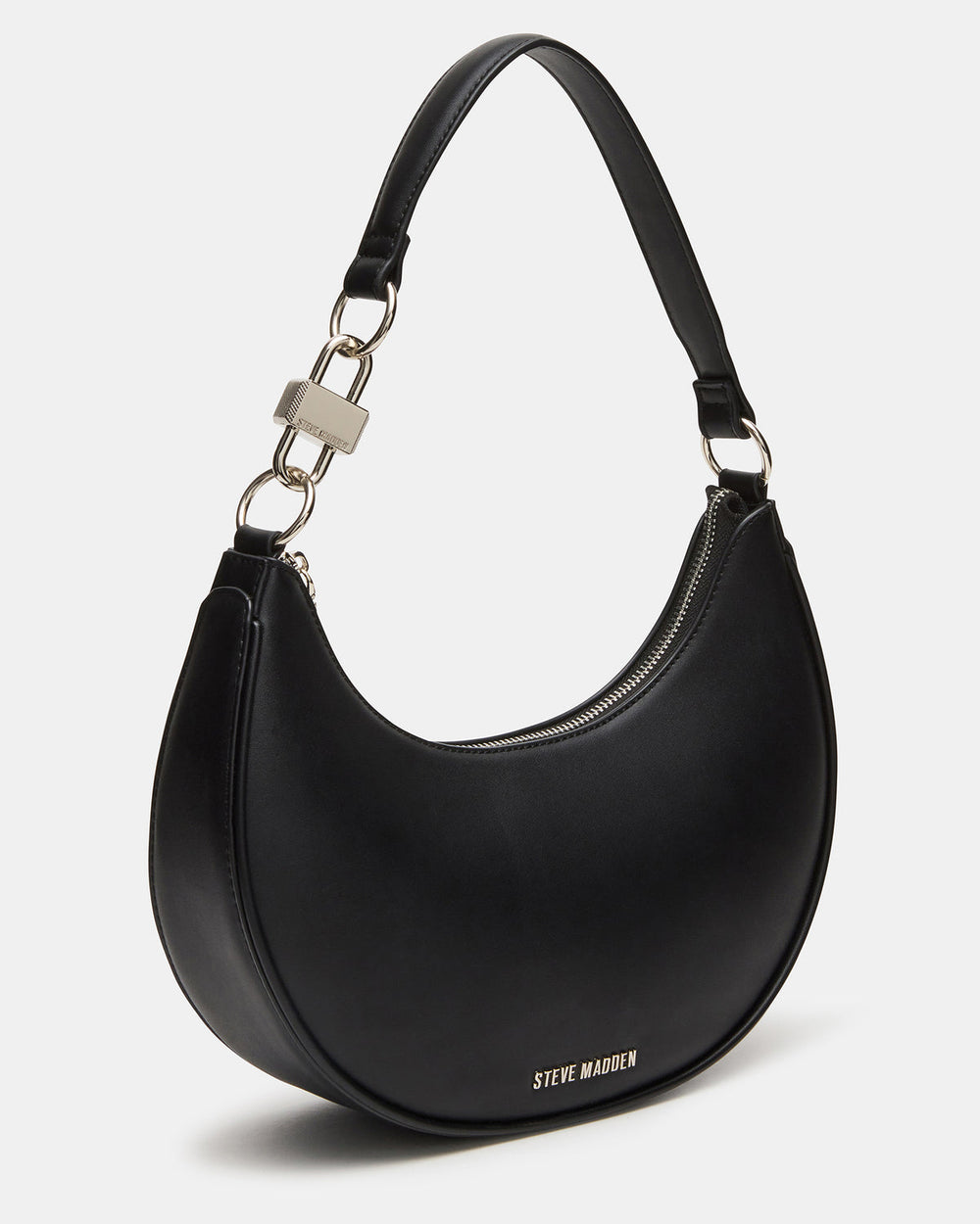 LOHAN Bag Black Structured Hobo Shoulder Handbag