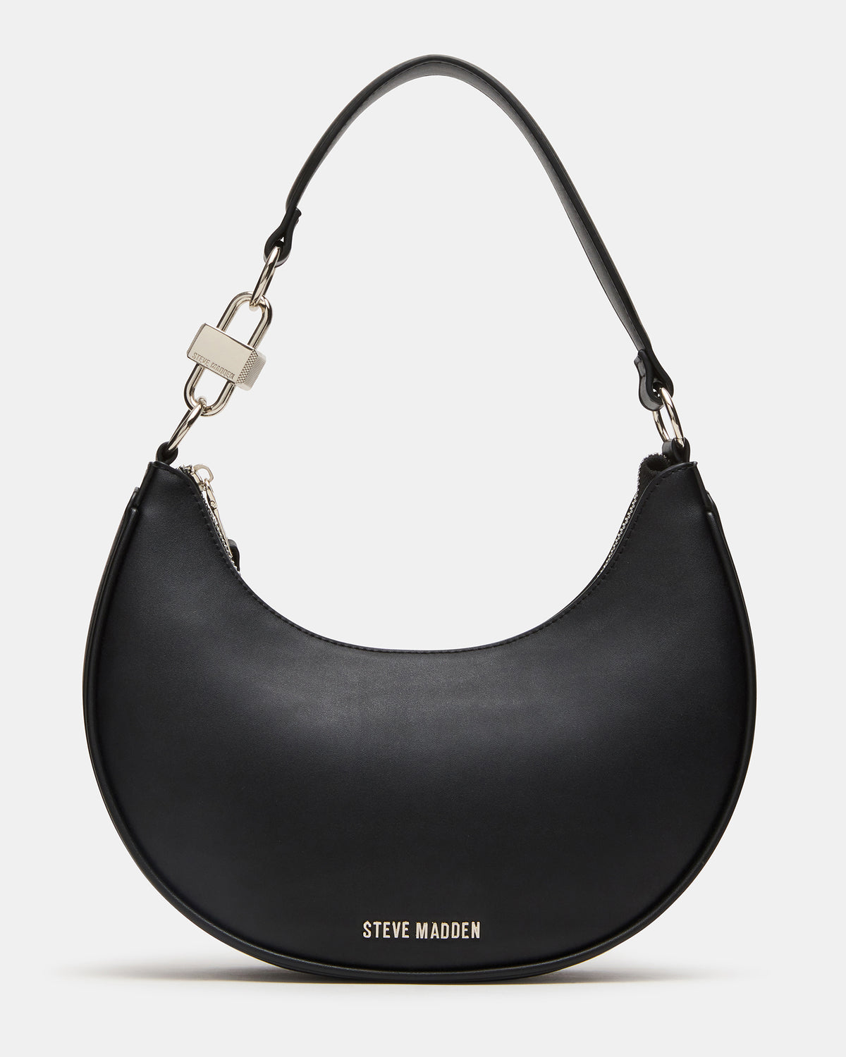 LOHAN Bag Black Structured Hobo Shoulder Handbag