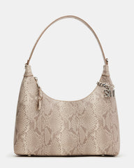 AMARI Bag Sand Snake Shoulder Strap Handbag